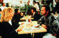 <a href="http://movies.yahoo.com/movie/when-harry-met-sally/" data-ylk="slk:WHEN HARRY MET SALLY...;elm:context_link;itc:0;sec:content-canvas" class="link ">WHEN HARRY MET SALLY...</a> (1989) <br> Directed by: <span>Rob Reiner</span> <br>Starring: <span>Billy Crystal</span>, <span>Meg Ryan</span> and <span>Carrie Fisher</span>