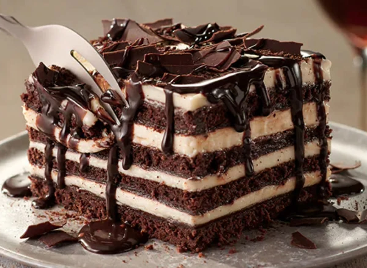 olive garden chocolate brownie lasagna