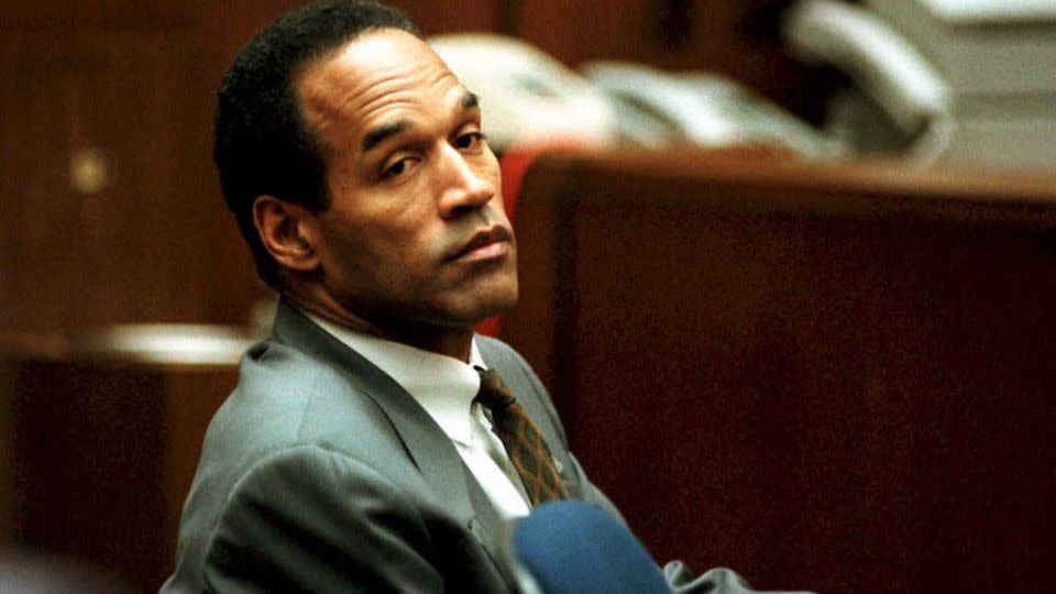 O.J. Simpson sits in Superior Court in Los Angeles on December 8, 1994. - Pool/AFP via Getty Images