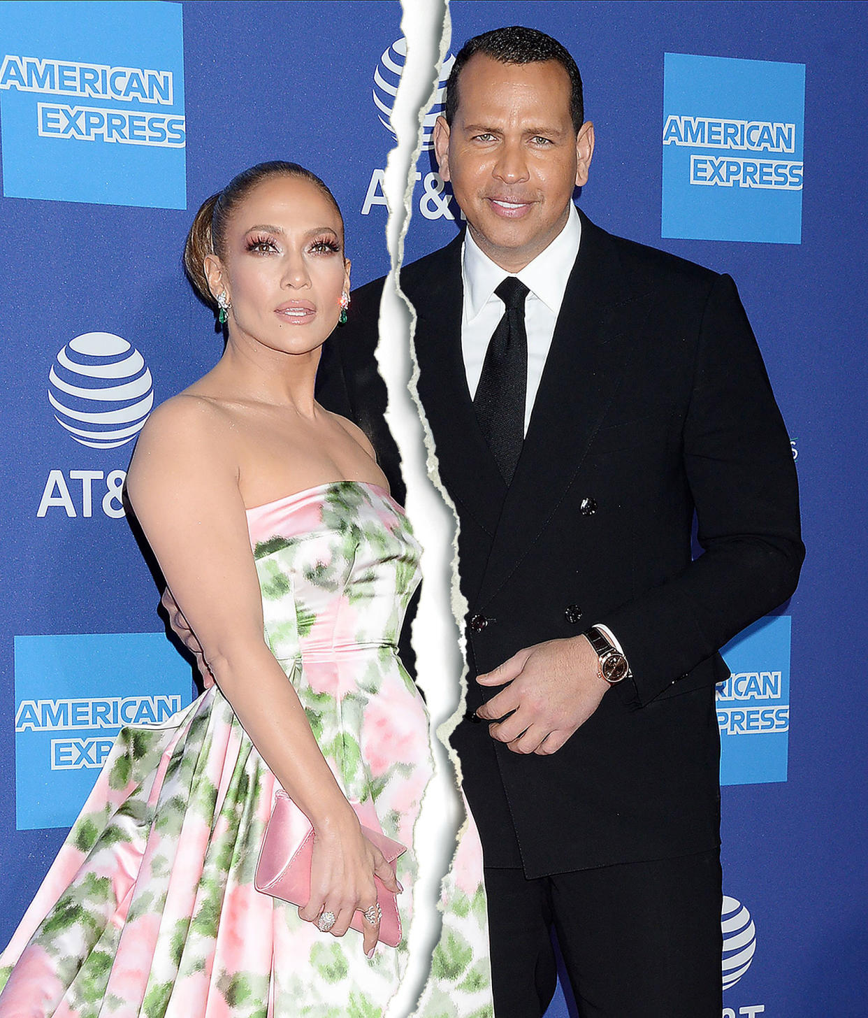 Jennifer Lopez and Alex Rodriguez Split Tear