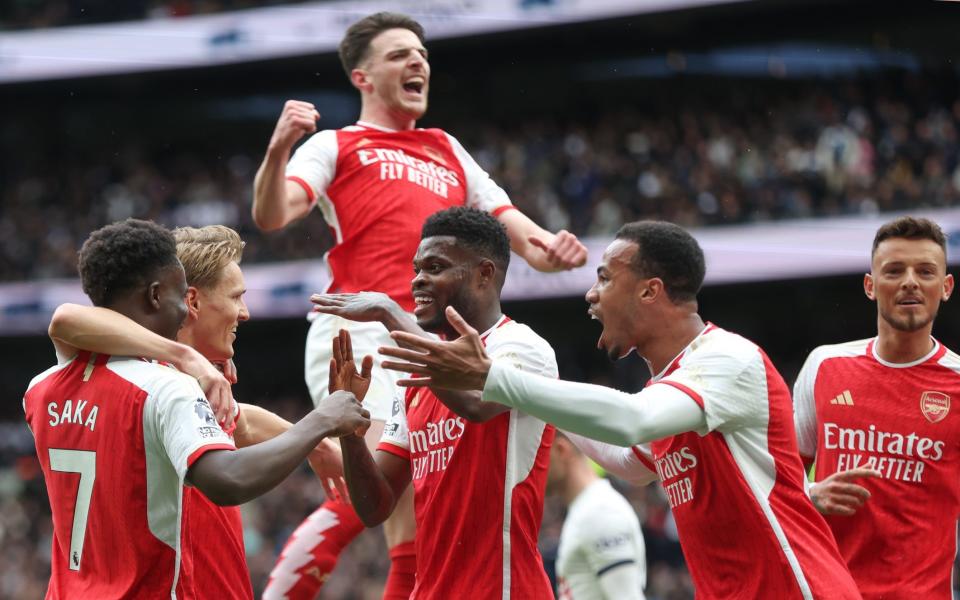 Arsenal celebrate