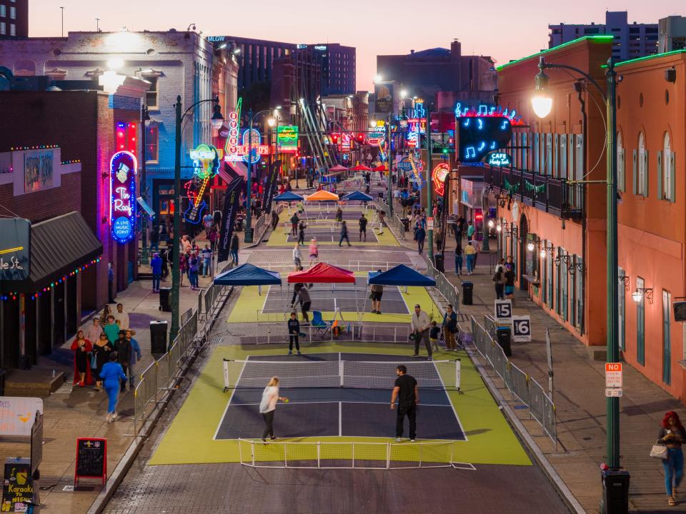 One of the Pickleball 901 pop-up summer series event will take place in Downtown Memphis
