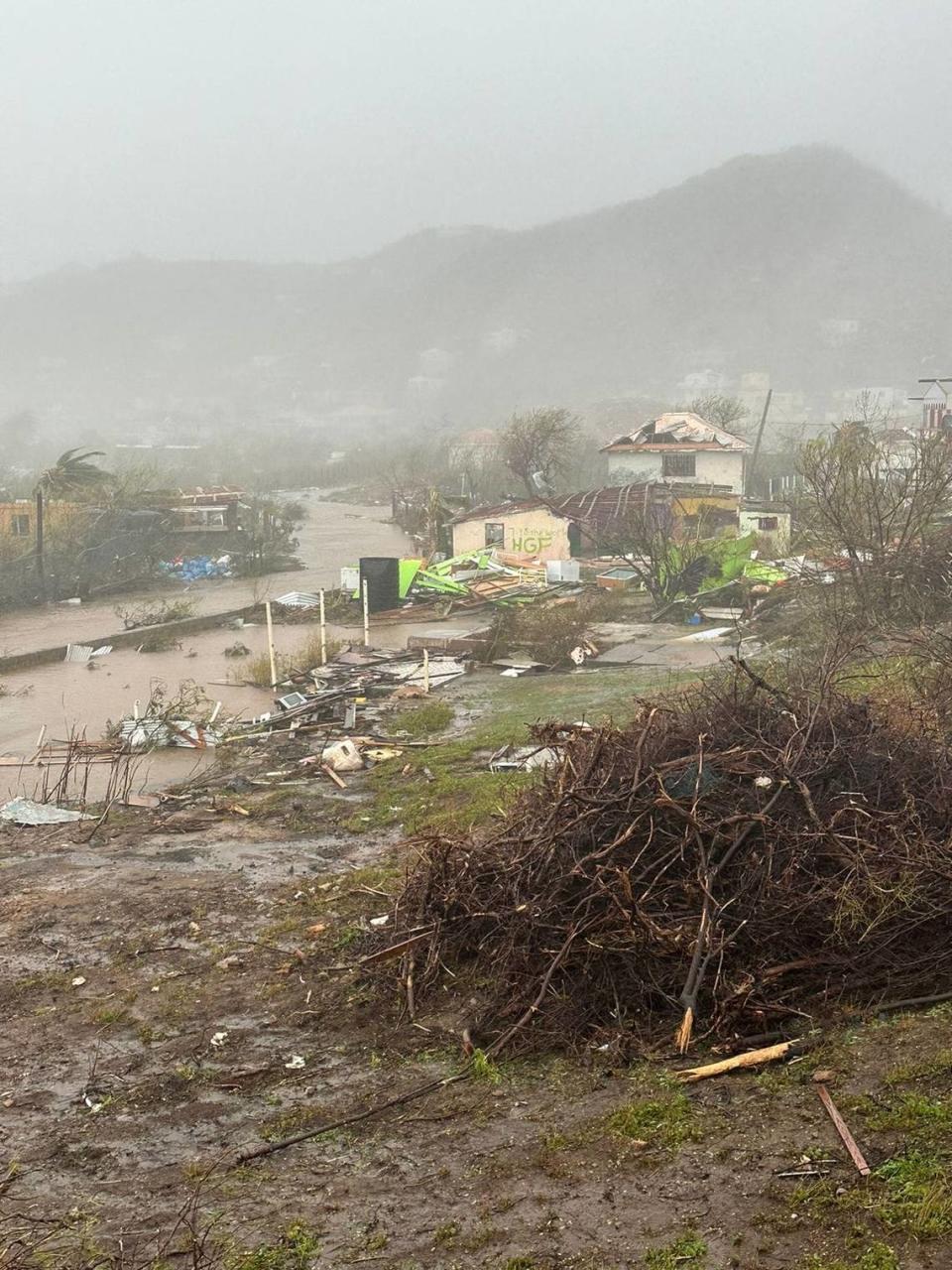 A Category 4 Hurricane Beryl left at least 90% of the homes and businesses in Union Island damaged or destroyed, Ralph Gonsalves the prime minister of St. Vincent and the Grenadines said on Monday, July 1, 2024 after the storm hit the southern Caribbean.