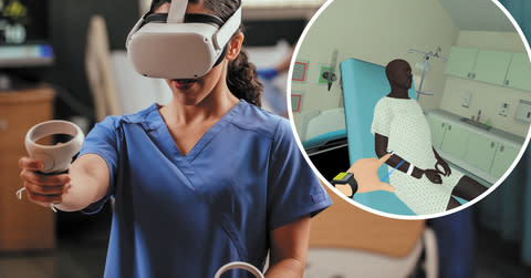 Repressalier i tilfælde af Trin Immersive Virtual Reality Training From Wolters Kluwer & Laerdal Medical  Transports Nursing Students to a Busy Hospital Floor