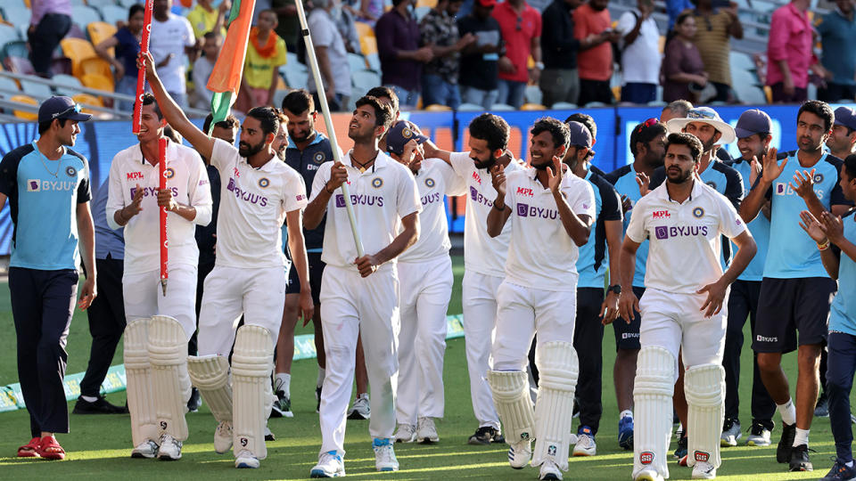 India's victory in the Test series against Australia over summer helped propel them into the World Test Championship final at Lord's, against New Zealand. (Photo by DAVID KAPERNICK/AFP via Getty Images)