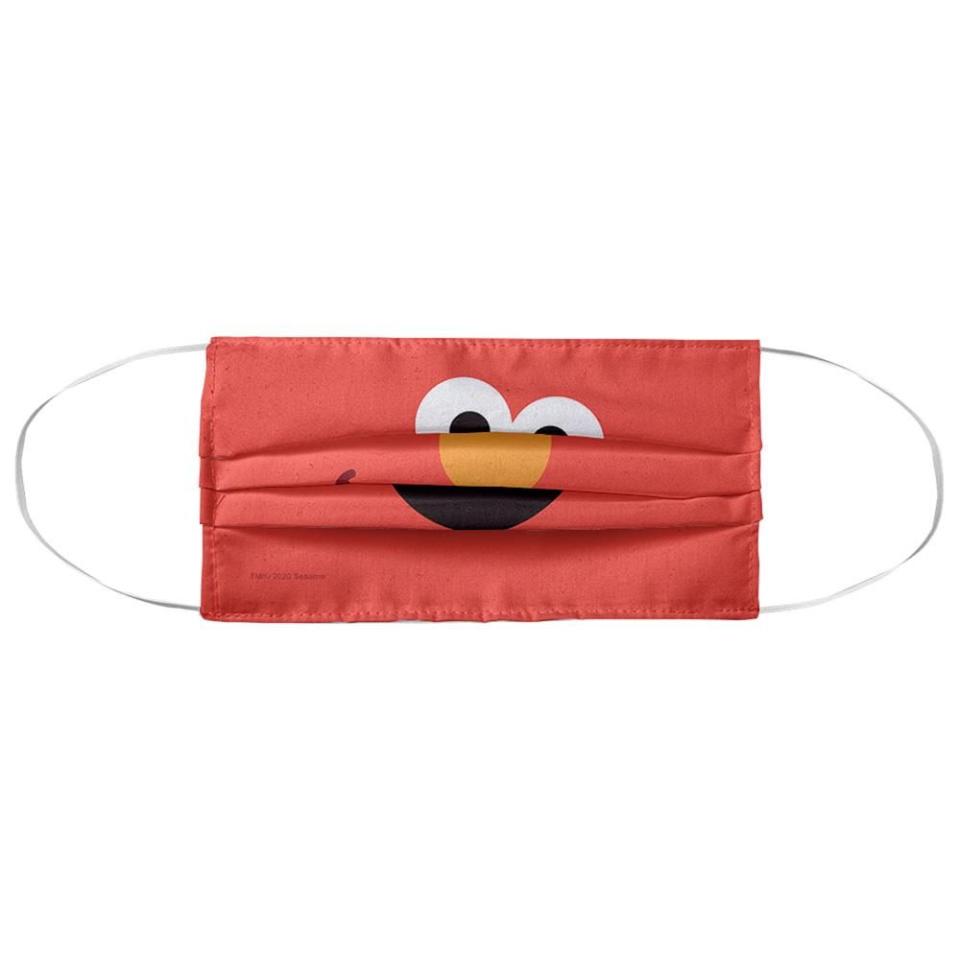 18) Sesame Street Elmo Face Mask