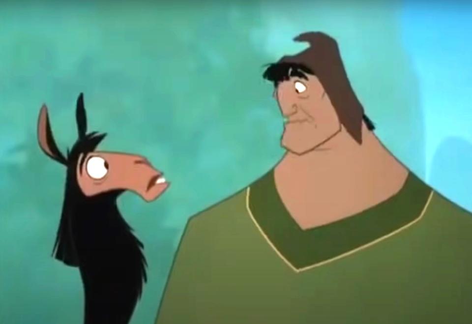 Screenshot from "The Emperor's New Groove"