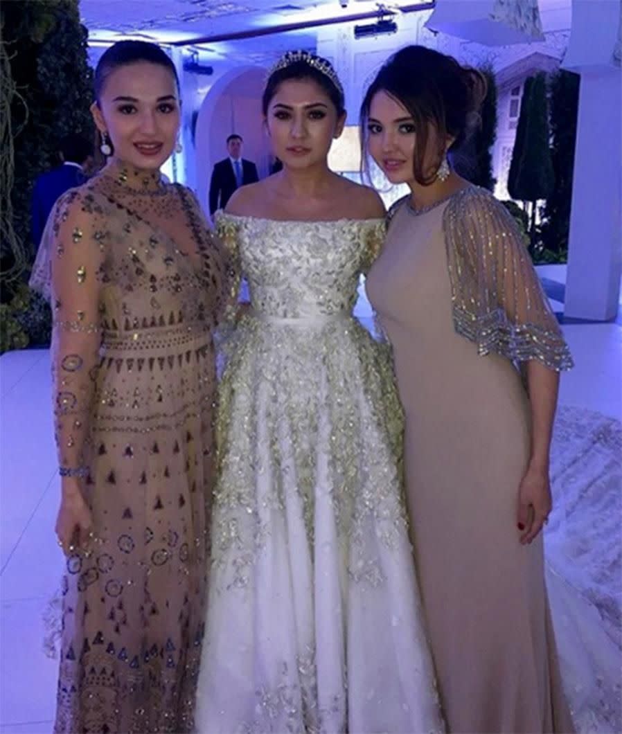The bride and her bridesmaids. Photo: Instagram