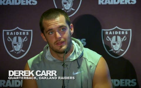 Carr's explosive claim