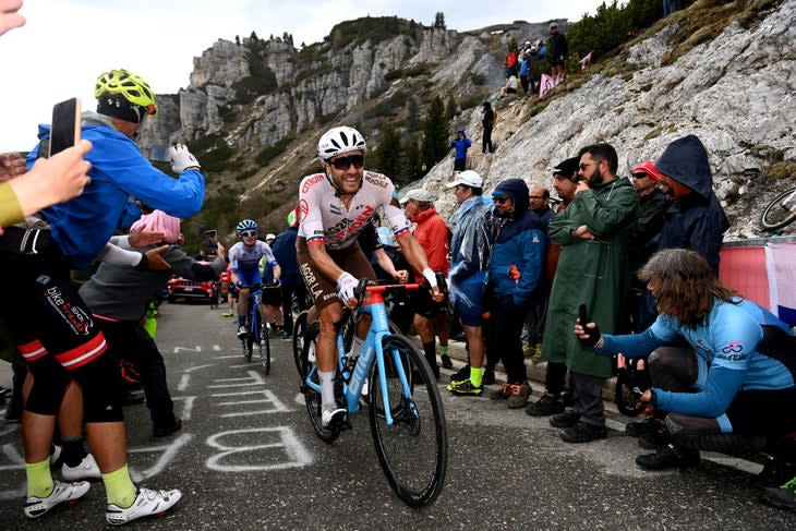 <span class="article__caption">Warbassse was on the attack on the ‘queen stage’ during this Giro.</span> (Photo: Tim de Waele/Getty Images)