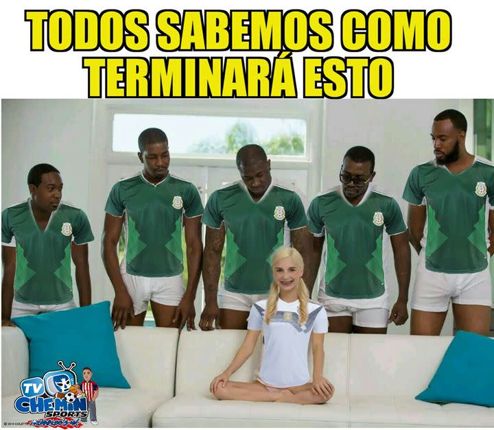 Memes Alemania vs México