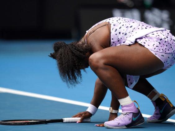 Williams crashed out of the tournament on Friday (EPA)