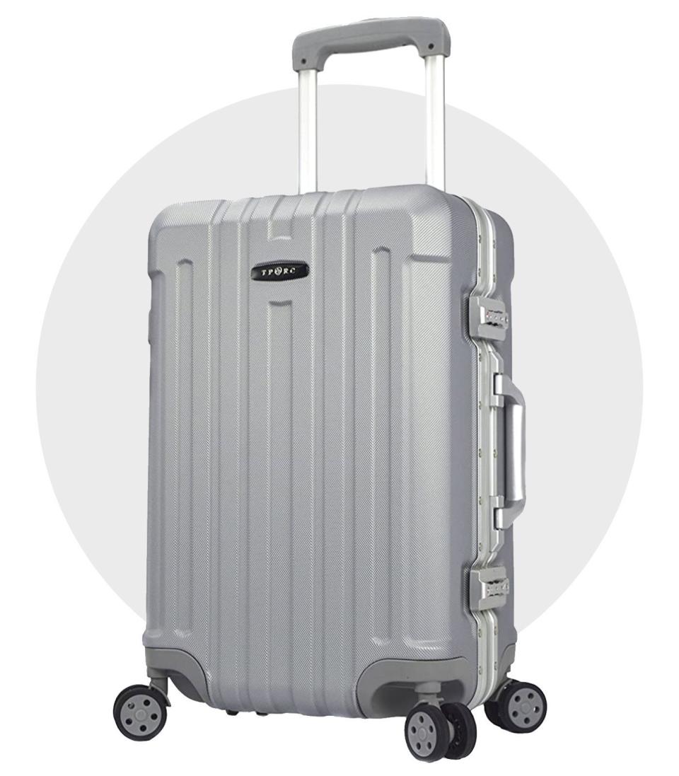 1) 20" Seattel Hardside Rolling Carry-On Luggage