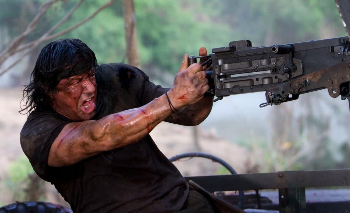 Sylvester Stallone in ‘Rambo’ (Netflix)