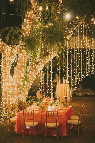 Backyard Wedding Reception