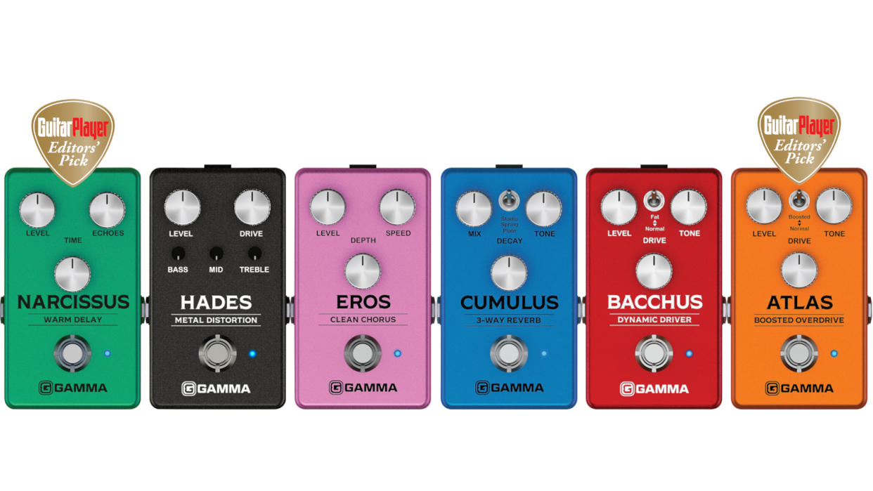  Acoustic Control Gamma effects pedals. 