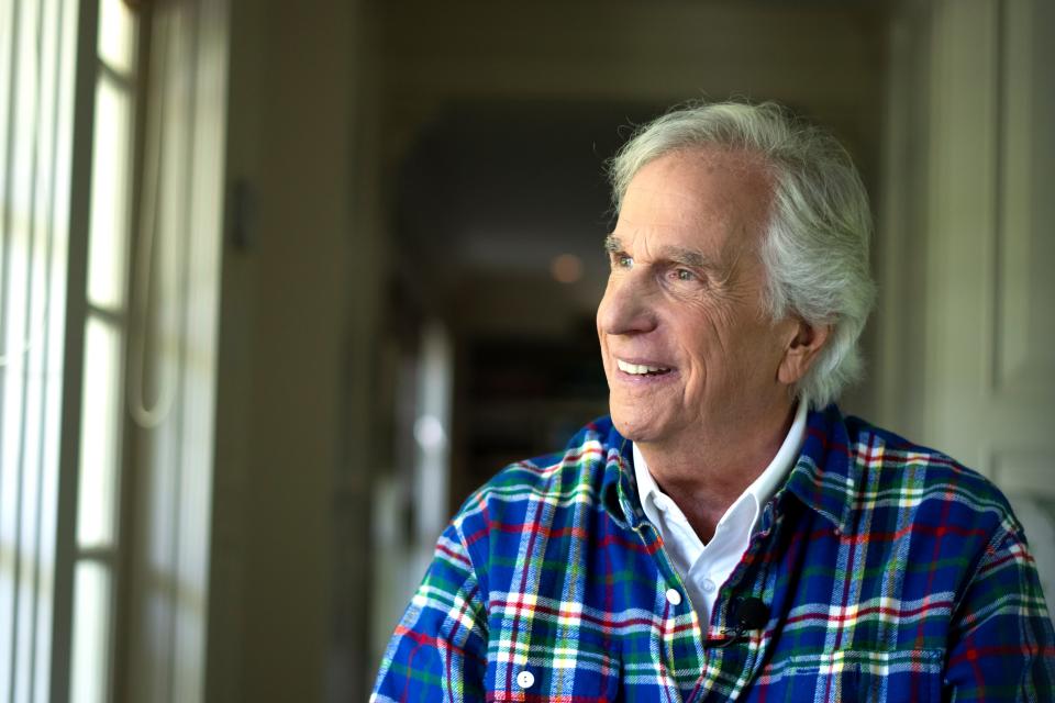 Henry Winkler during an interview at his Los Angeles home with USA TODAY. Winkler has a new autobiography: "Being Henry: The Fonz . . . and Beyond."