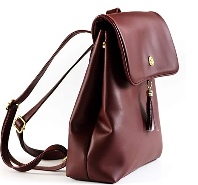 Hemlock - Bolsa tipo backpack de piel vegana Modelo Maple