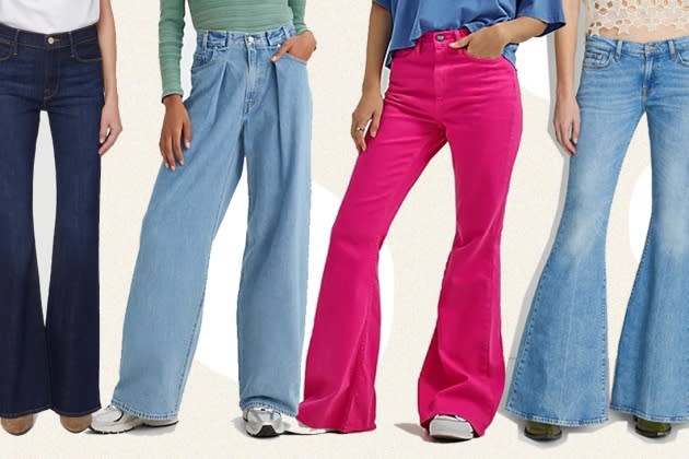 The Best Flared-Leg Denim for Summer, from Barbiecore Bellbottoms