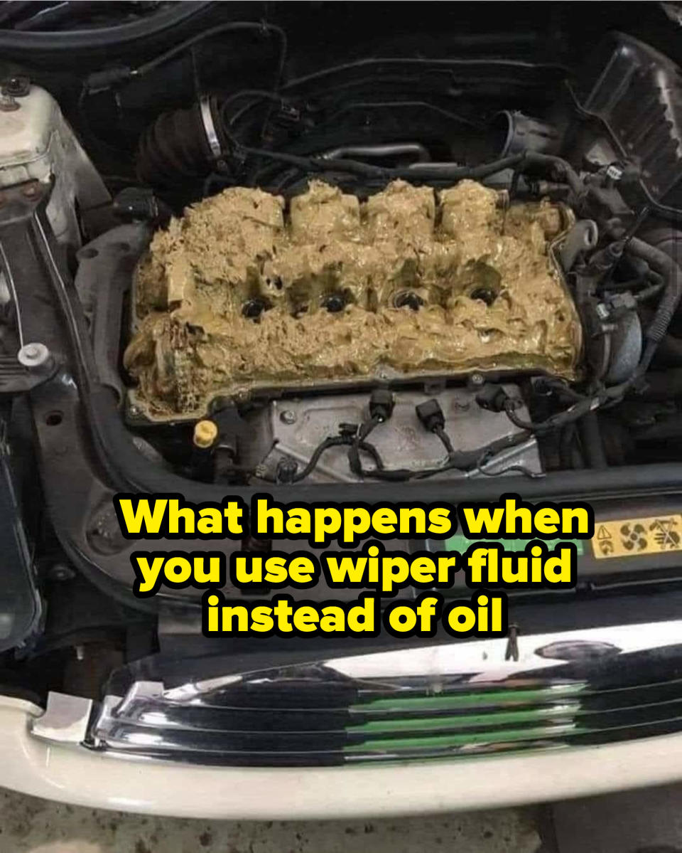 congealed wiper fluid in a motor