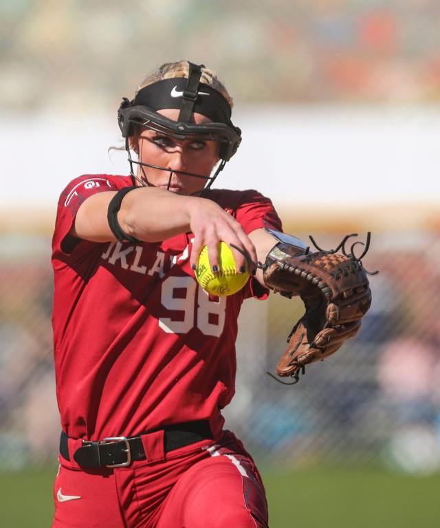 OU softball: Jordy Bahl resumes throwing, status for NCAA Super Regional  vs. UCF up in air