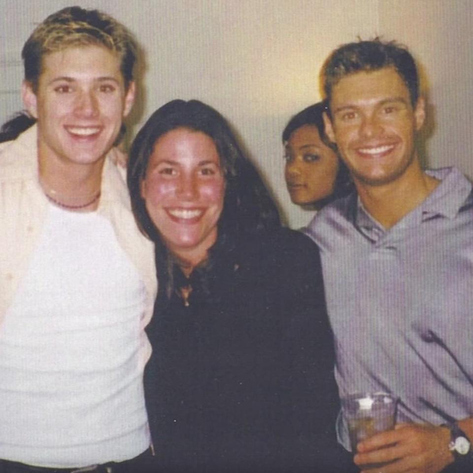 Back in 2017, Jensen was a guest star on Live with Kelly and Ryan, and it was revealed that the two were roommates in California back in the day. At the time, Ryan was working on a radio show while Jensen worked on a daytime soap opera. The photo above is from one of their house parties.