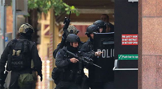 Police officers feared they would be killed as they stormed the Lindt Cafe. Photo: 7 News