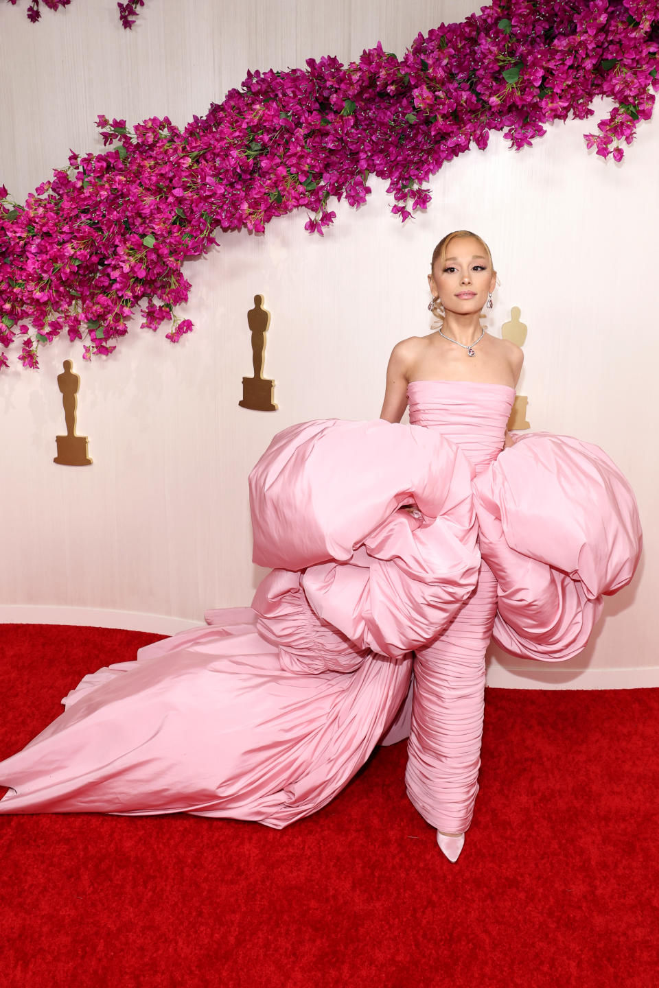 HOLLYWOOD, CALIFORNIA - MARCH 10: Ariana Grande attends the 96th Annual Academy Awards on March 10, 2024 in Hollywood, California. (Photo by Marleen Moise/Getty Images)