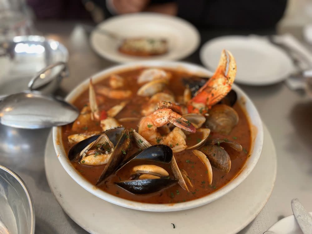 Cioppino from Anchor Oyster Bar in San Francisco