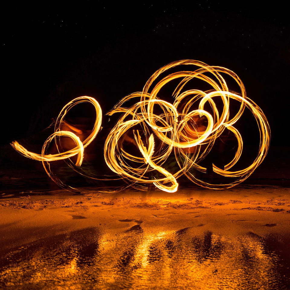 Fire dancer