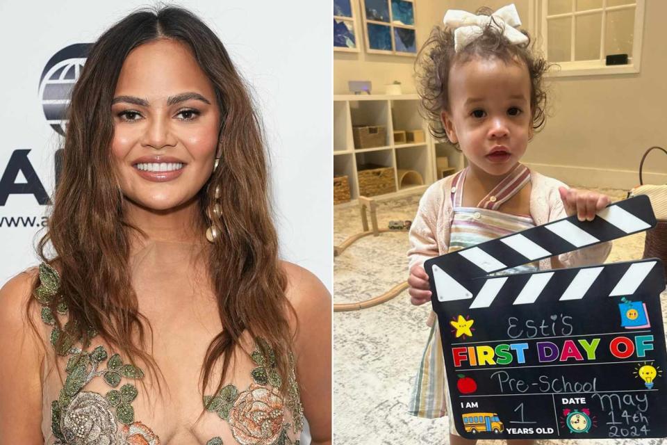 <p>John Nacion/Variety via Getty Images; Chrissy Teigen/Instagram</p> Chrissy Teigen and her daughter Esti