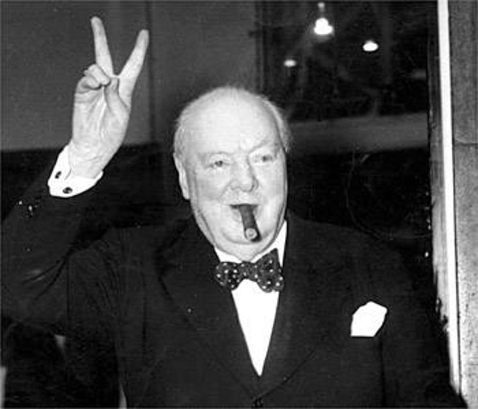 Sir Winston Churchill is a figurehead for cigar smoking (PA)