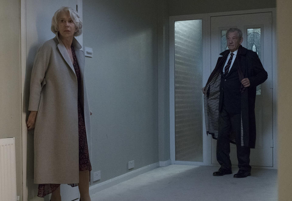 Helen Mirren and Ian McKellen in <i>The Good Liar</i> (Warner Bros.)