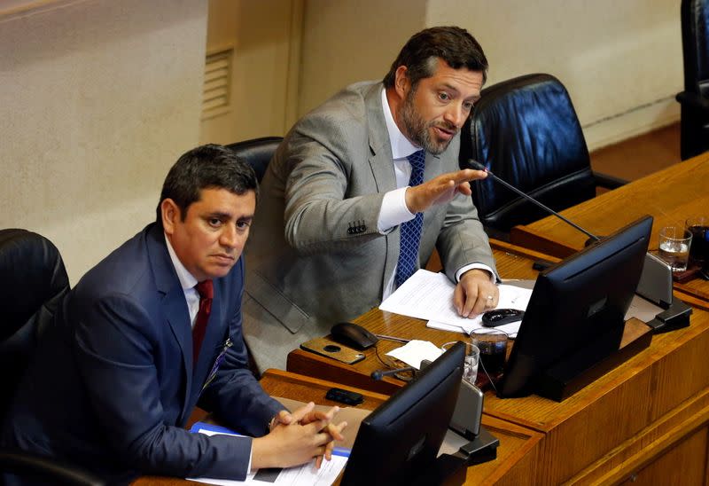 Senate session at the Chilean Congress regarding the country's strategy around its bountiful lithium reserves, in Valparaiso