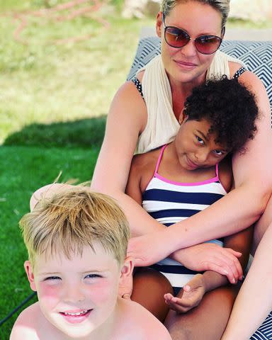 Katherine Heigl Instagram Katherine Heigl with two of her three kids