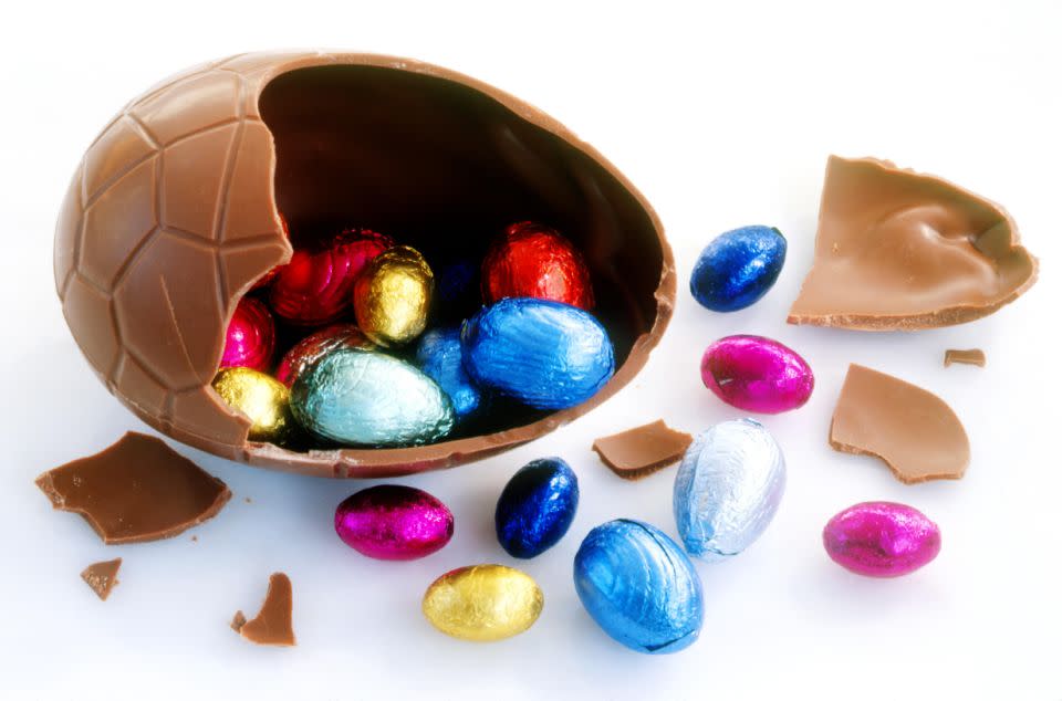 This is what happens when you eat a whole easter eg. Photo: Getty