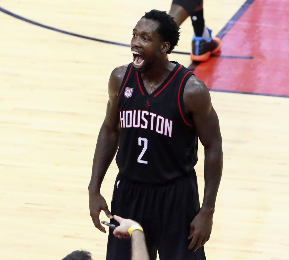 Patrick Beverley made his voice heard and presence felt in Game 1. (Getty Images)