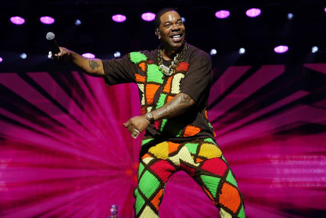 <p>Bennett Raglin/Getty</p> Busta Rhymes