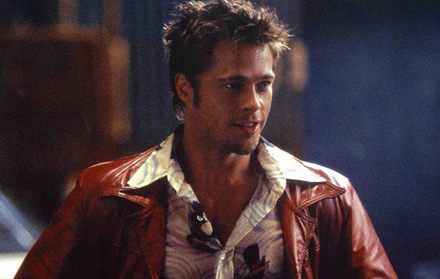 <b>Fight Club (1999) </b><br><br> Pitt bulked up considerably to play Tyler Durden, and also got himself some killer highlights, a goatee, a red leather jacket and some crazy Hawaiian shirts. Annoyingly even in this barmy clobber, his looks shone through. Bit of a pattern emerging here.