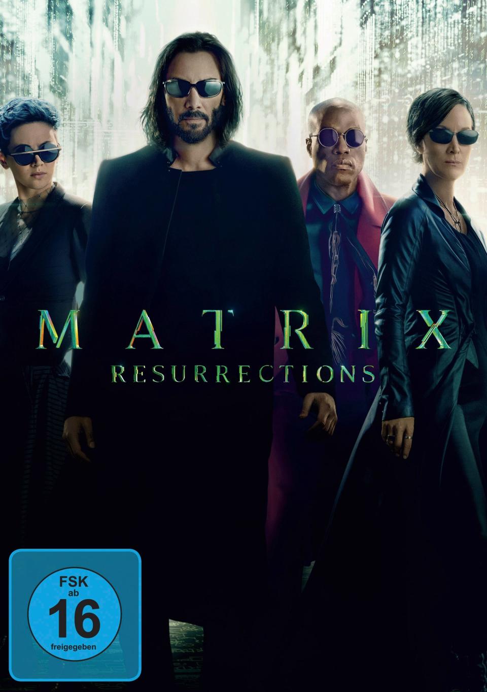 Werden Neo (Keanu Reeves) und die in Teil drei gestorbene Trinity (Carrie-Anne Moss) im neuen "Matrix"-Film wieder vereint? (Bild: 2021 Warner Bros. Entertainment Inc. and Village Roadshow Films North America Inc. )