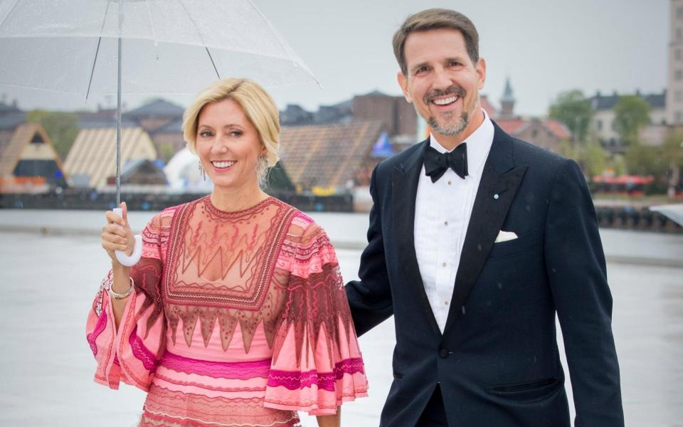 Crown Prince Pavlos and Crown Princess Marie Chantal Greece - Patrick van Katwijk, 2017/GettyImages