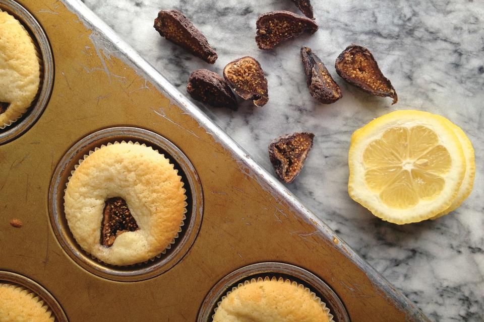 Lemon and Fig Cupcakes