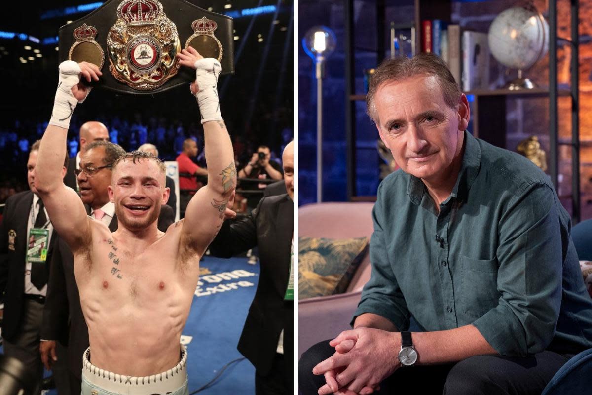 Carl Frampton and Pat Nevin <i>(Image: Supplied)</i>