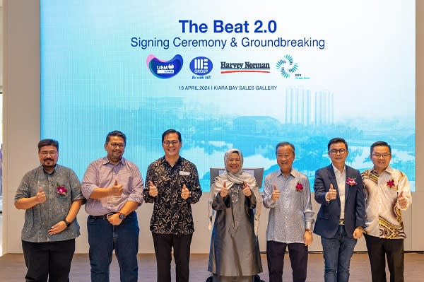 UEM Sunrise Officiates The Beat 2.0 Kiara Bay And Partnerships With Harvey Norman And BM Green Energy