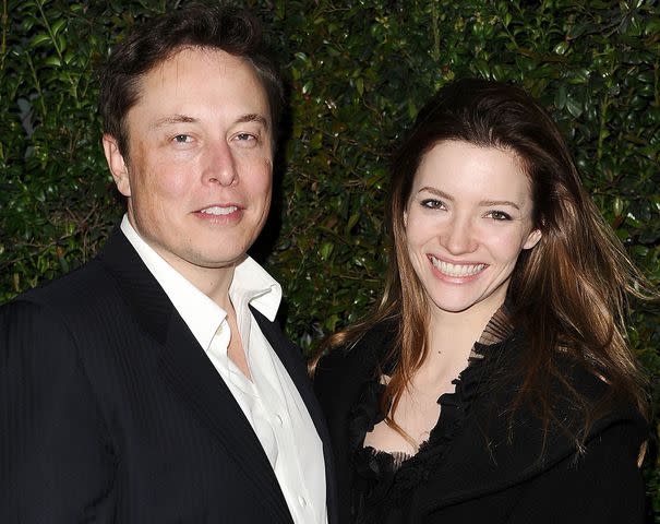 Jason LaVeris/FilmMagic Elon Musk and Talulah Riley.