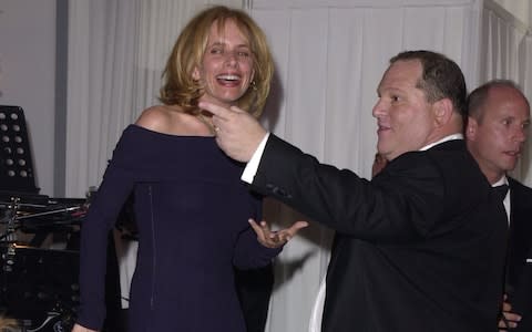 Rosanna Arquette and Harvey Weinstein - Credit: Wireimage