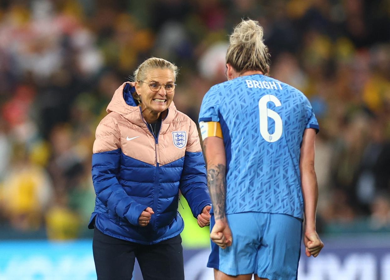 Sarina Wiegman has solved every problem thrown at her during this tournament and has lead England to the World Cup final (REUTERS)