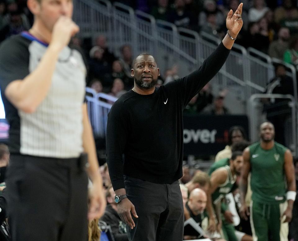 Adrian Griffin is in his first season as the head coach of the Milwaukee Bucks.