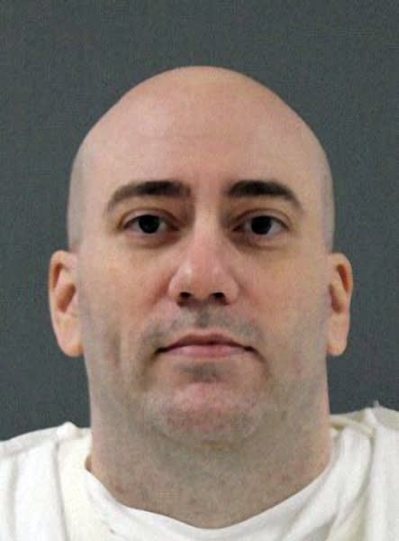 FILE - This photo provided by the Texas Department of Criminal Justice shows Jedidiah Murphy. On Monday, Oct. 9, 2023, the 5th U.S. Circuit Court of Appeals upheld a judge’s order from the prior week that had delayed the execution. Murphy's lawyers are seeking DNA testing of evidence related to his 2001 trial. (Texas Department of Criminal Justice via AP, File)