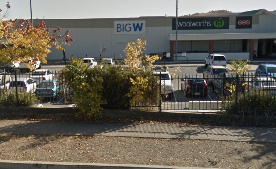 Picture of Tamworth Big W on Oxley Street, where police were called after reports of an alleged assault